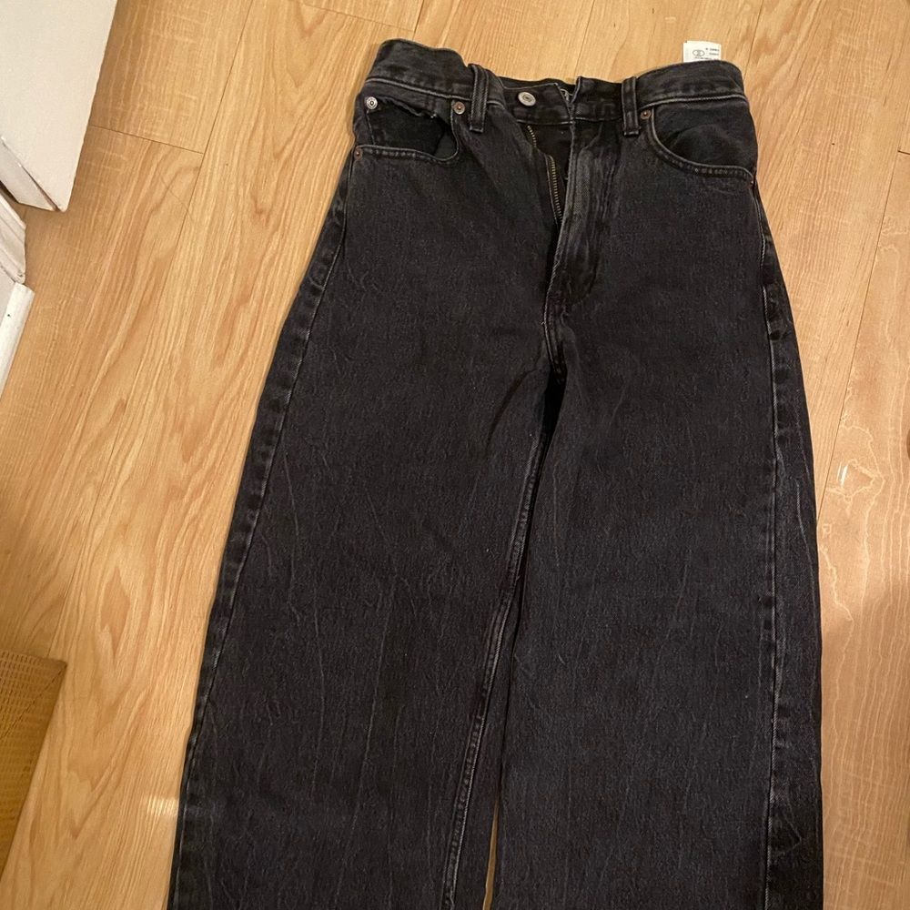 Abercrombie cropped flared jeans